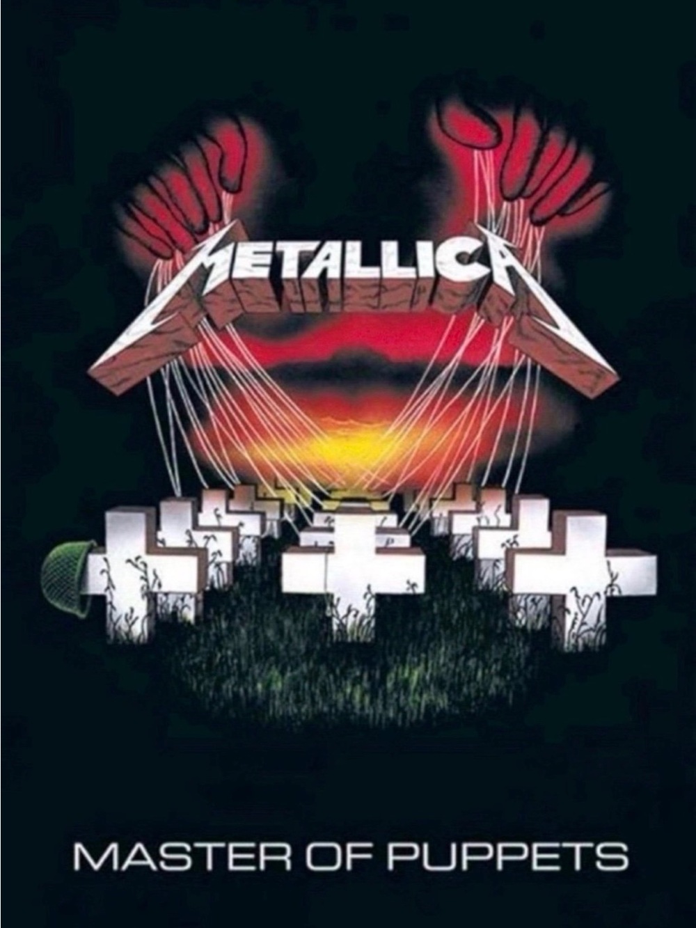 Metallica "Master of Puppets" Poster Aprox Size 24x36 Inches